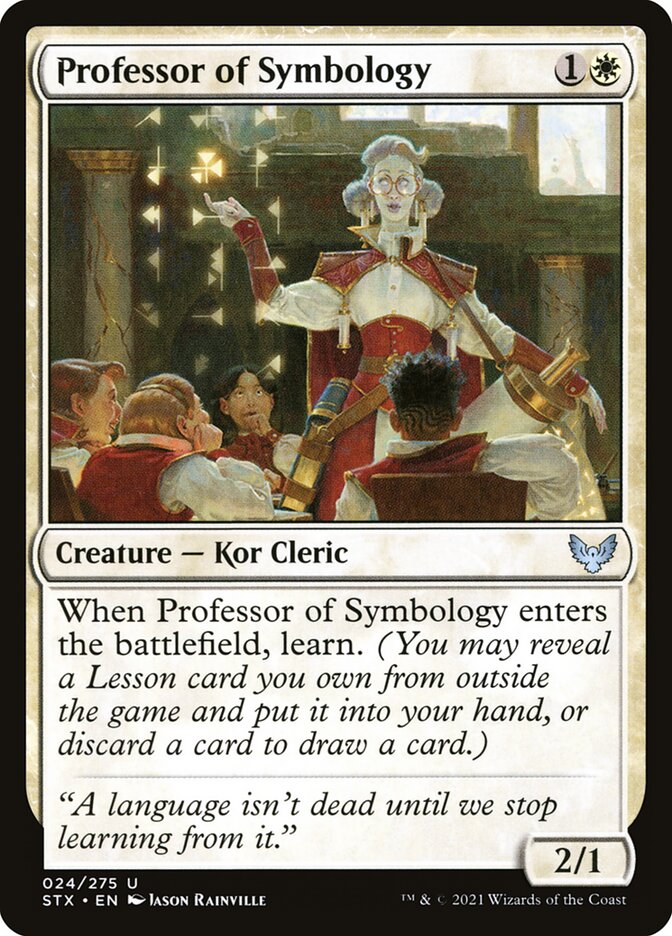 Professor of Symbology - carta Magic The Gathering