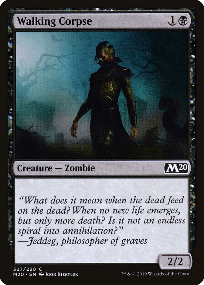 Walking Corpse - carta Magic The Gathering