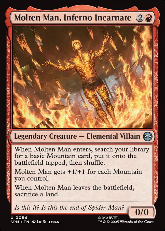 Molten Man, Inferno Incarnate - carta Magic The Gathering