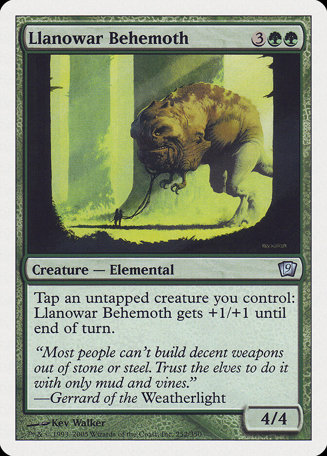 Llanowar Behemoth - carta Magic The Gathering