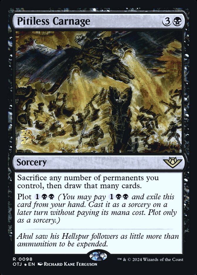 Pitiless Carnage - carta Magic The Gathering