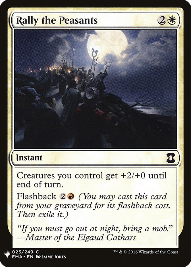 Rally the Peasants - carta Magic The Gathering