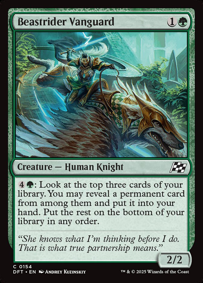 Beastrider Vanguard - carta Magic The Gathering