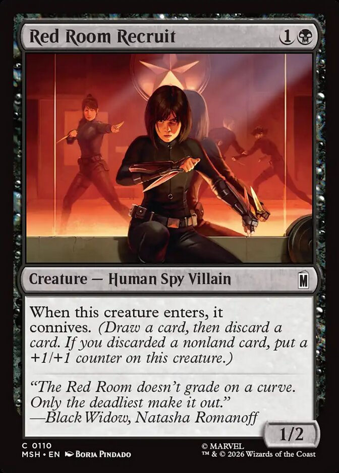 Red Room Recruit - carta Magic The Gathering