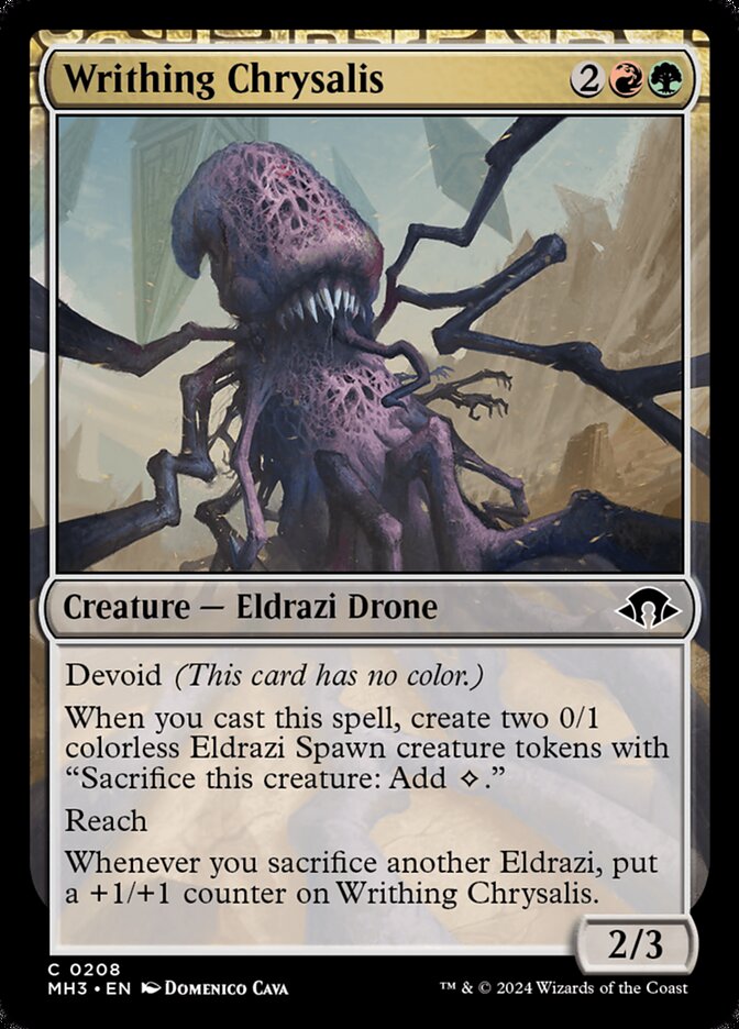 Writhing Chrysalis - carta Magic The Gathering