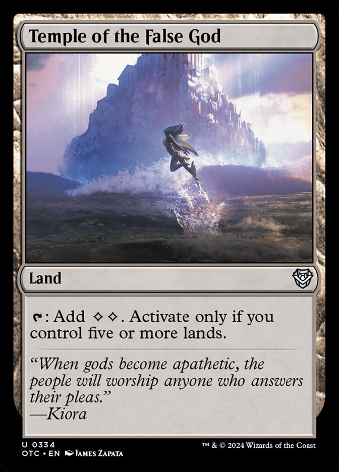 Temple of the False God - carta Magic The Gathering