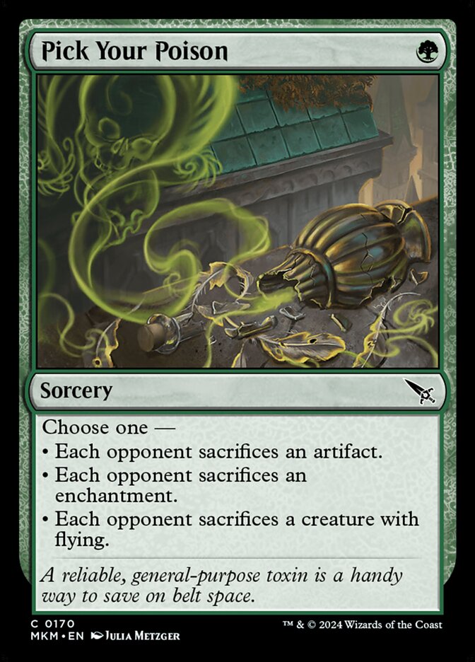 Pick Your Poison - carta Magic The Gathering