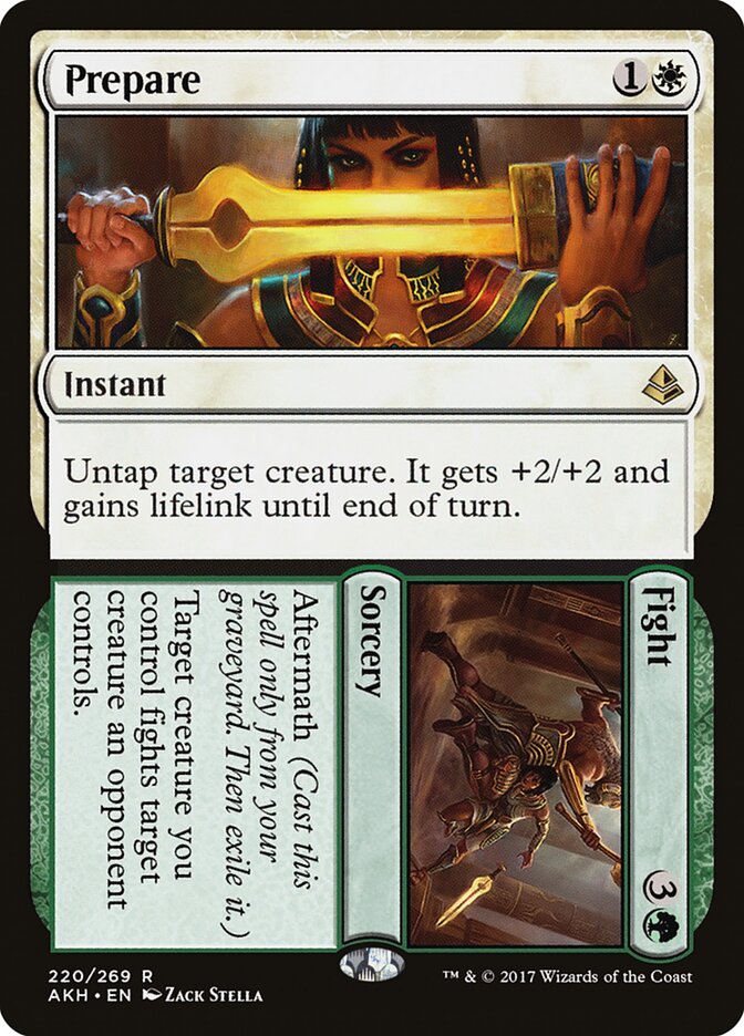Prepare // Fight - carta Magic The Gathering