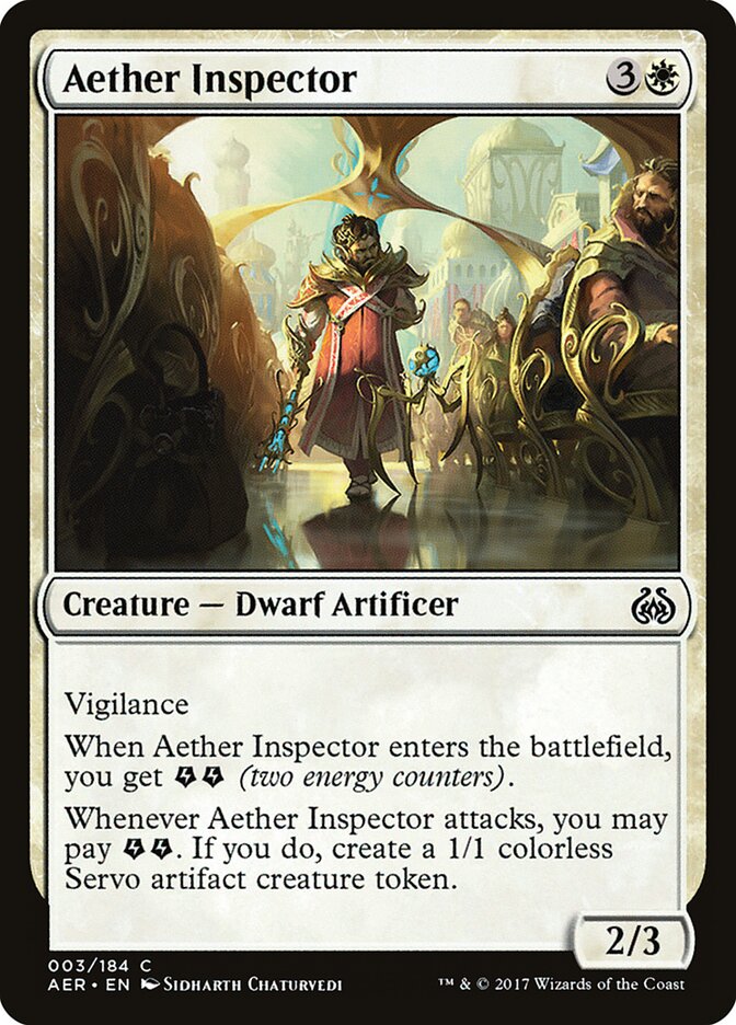 Aether Inspector - carta Magic The Gathering