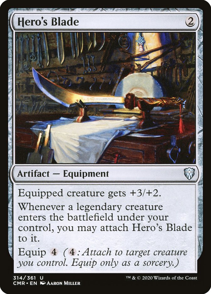 Hero's Blade - carta Magic The Gathering