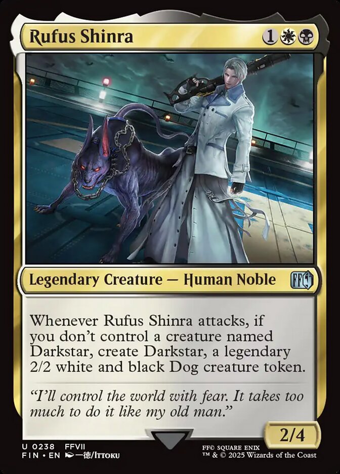 Rufus Shinra - carta Magic The Gathering