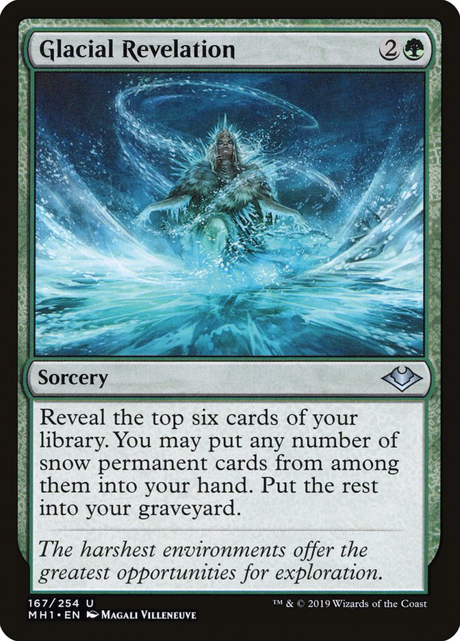 Glacial Revelation - carta Magic The Gathering
