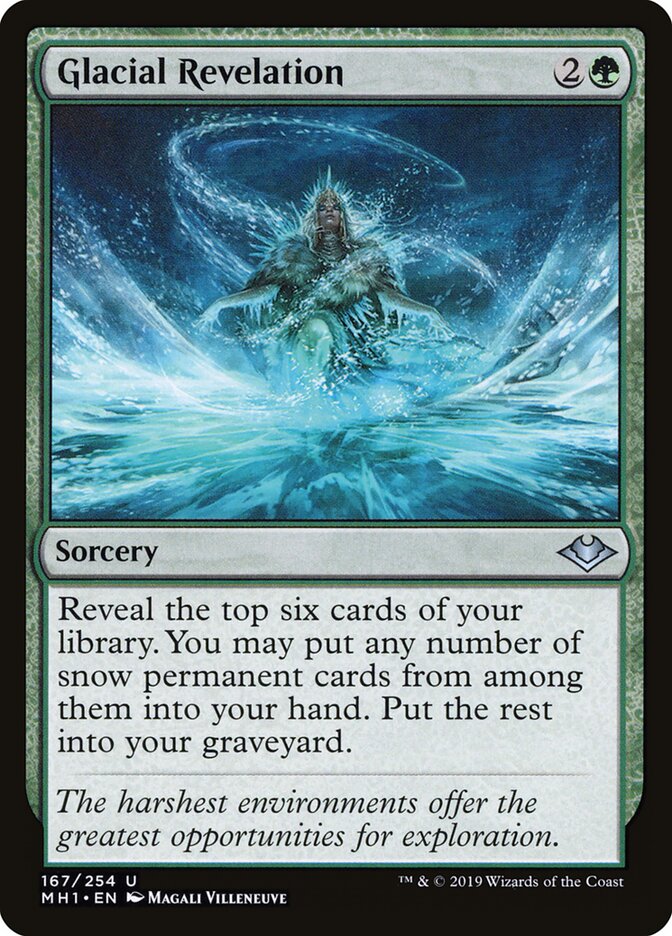 Glacial Revelation - carta Magic The Gathering