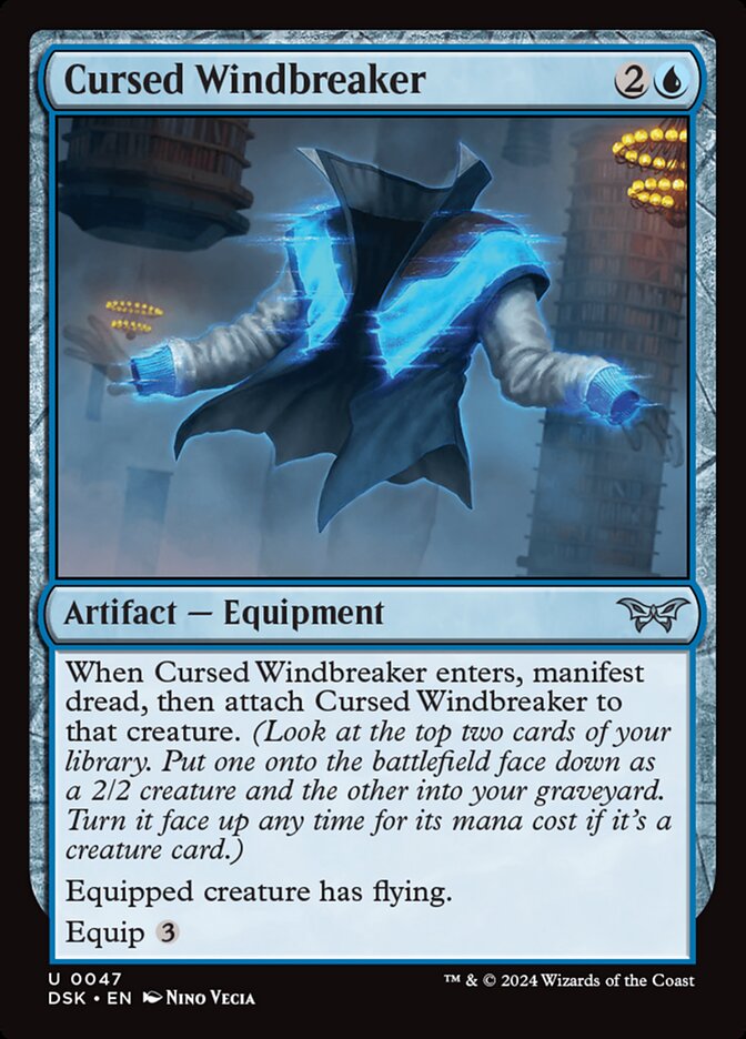 Cursed Windbreaker - carta Magic The Gathering