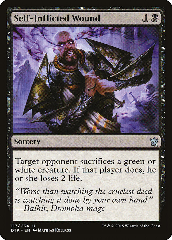 Self-Inflicted Wound - carta Magic The Gathering