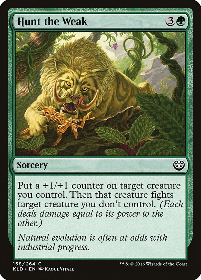 Hunt the Weak - carta Magic The Gathering