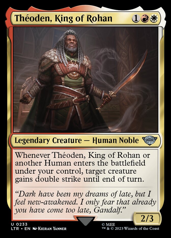 Théoden, King of Rohan - carta Magic The Gathering