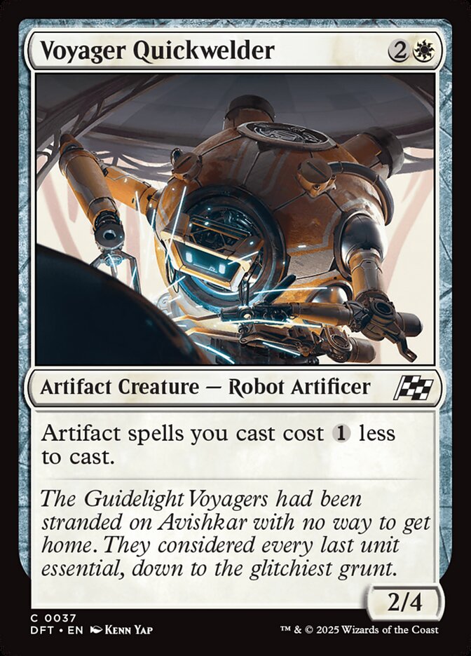 Voyager Quickwelder - carta Magic The Gathering
