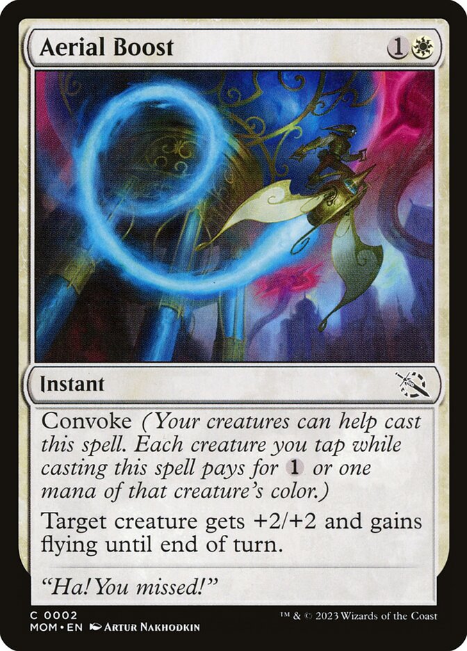 Aerial Boost - carta Magic The Gathering