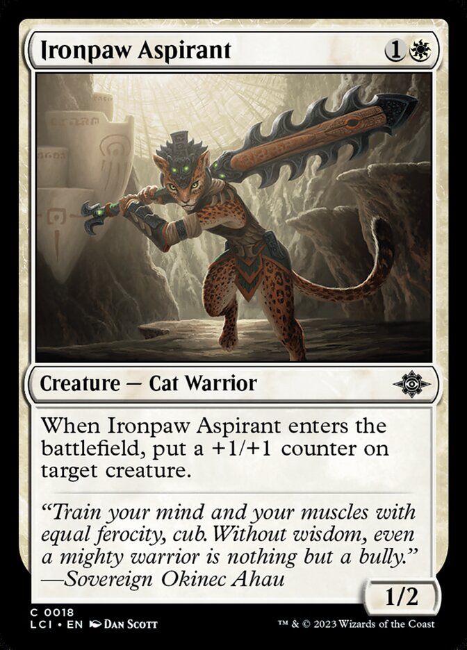 Ironpaw Aspirant - carta Magic The Gathering