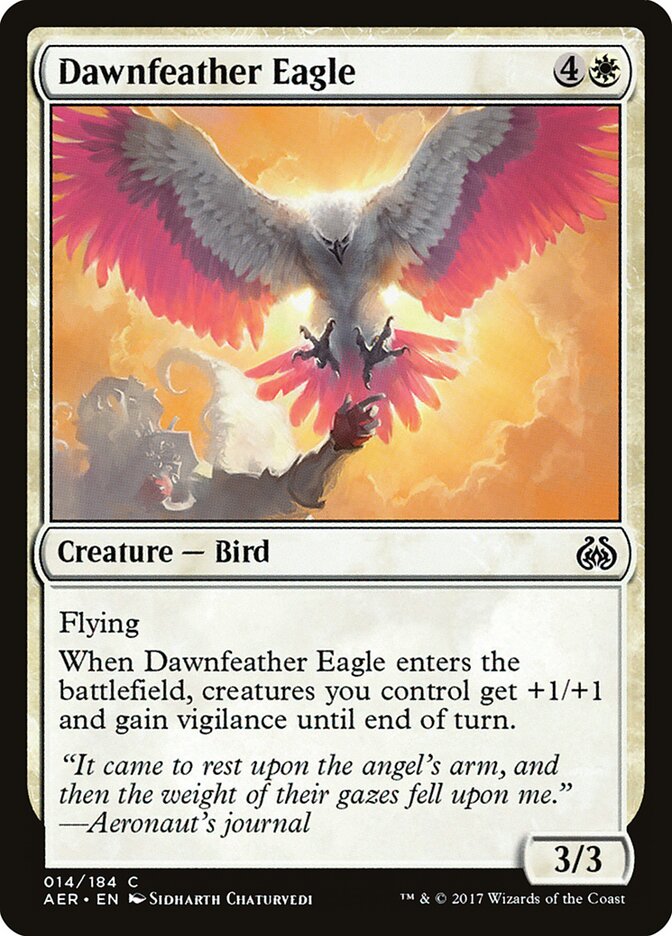 Dawnfeather Eagle - carta Magic The Gathering