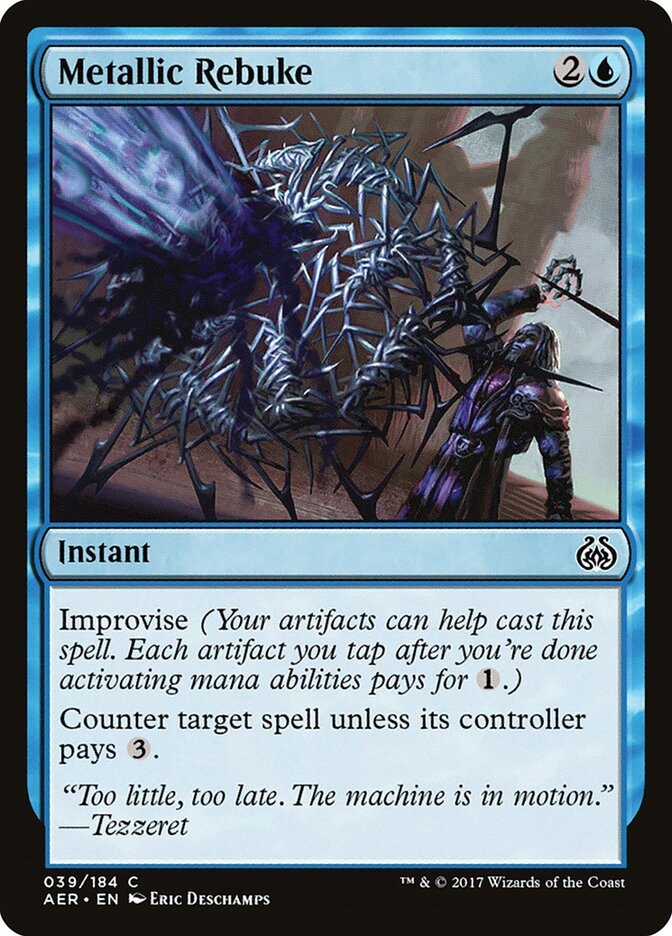 Metallic Rebuke - carta Magic The Gathering