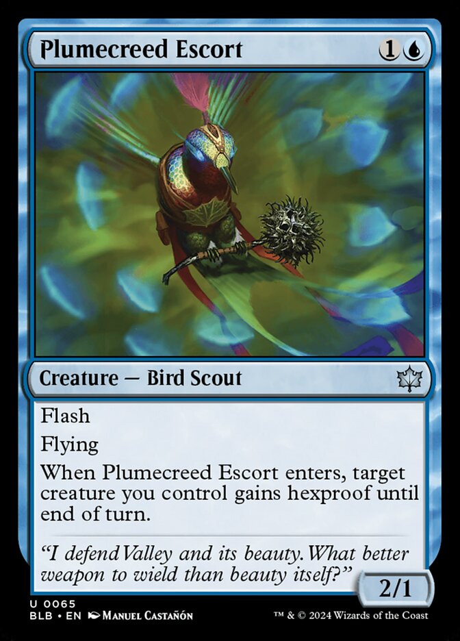 Plumecreed Escort - carta Magic The Gathering