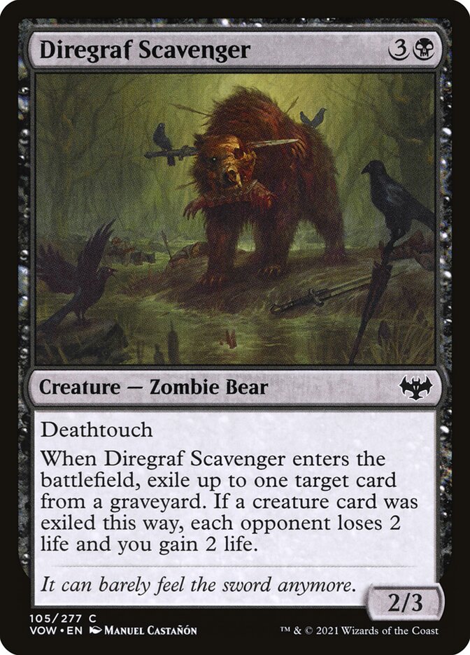 Diregraf Scavenger - carta Magic The Gathering