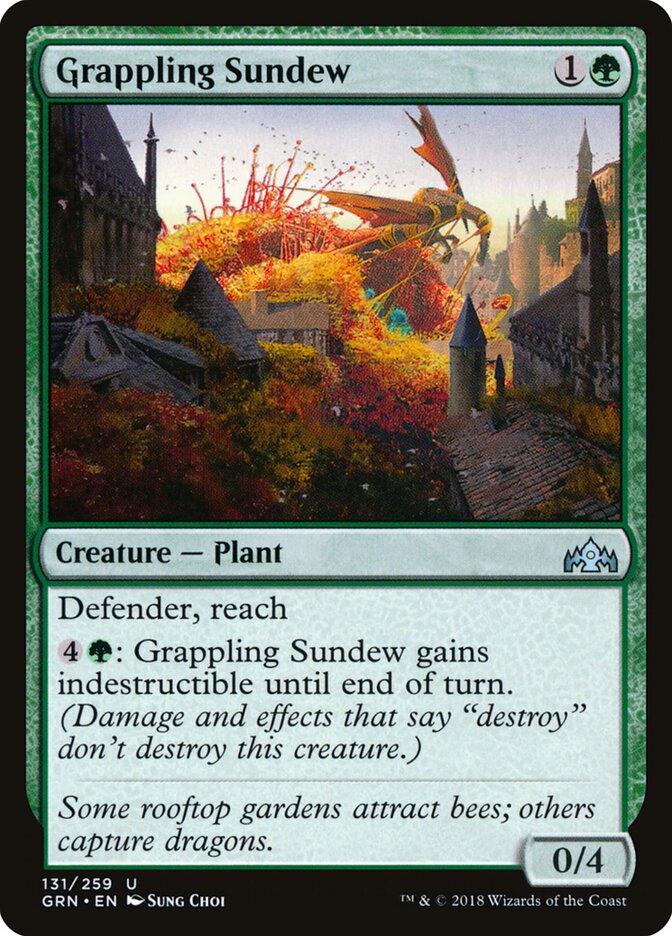 Grappling Sundew - carta Magic The Gathering