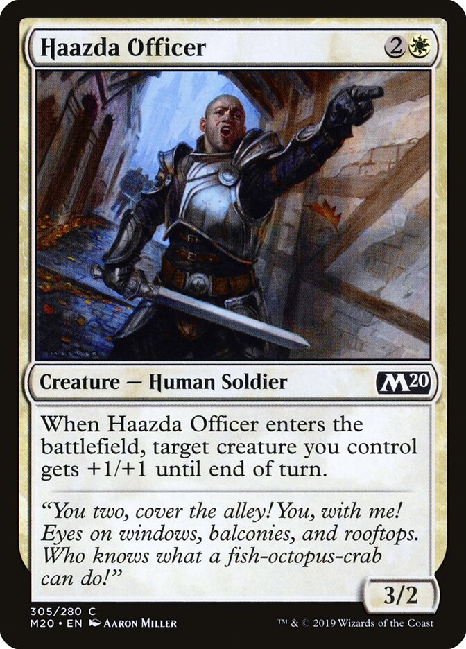 Haazda Officer - carta Magic The Gathering