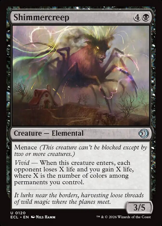 Shimmercreep - carta Magic The Gathering