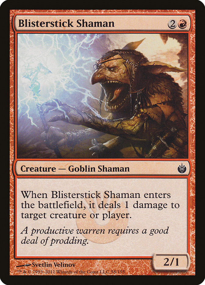 Blisterstick Shaman - carta Magic The Gathering