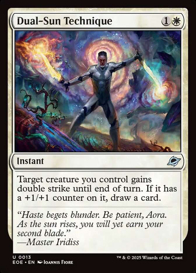 Dual-Sun Technique - carta Magic The Gathering