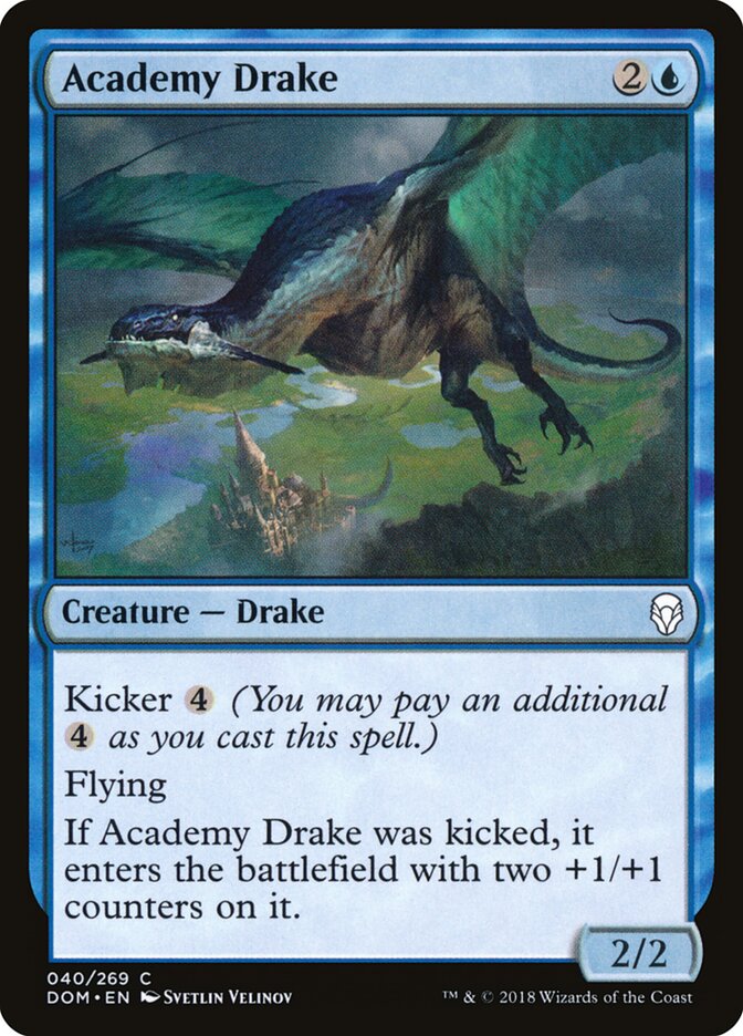 Academy Drake - carta Magic The Gathering