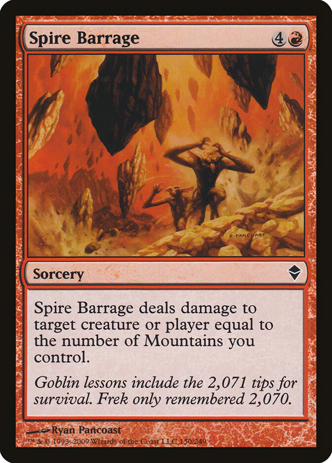 Spire Barrage - carta Magic The Gathering