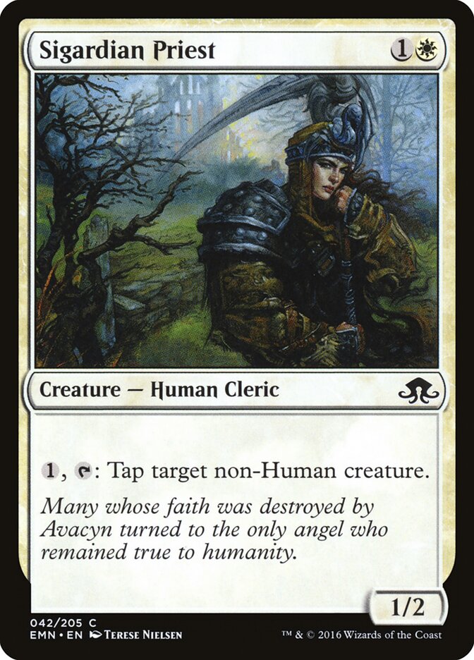 Sigardian Priest - carta Magic The Gathering