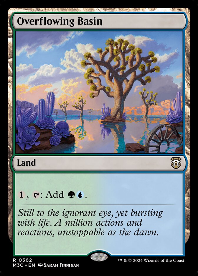 Overflowing Basin - carta Magic The Gathering