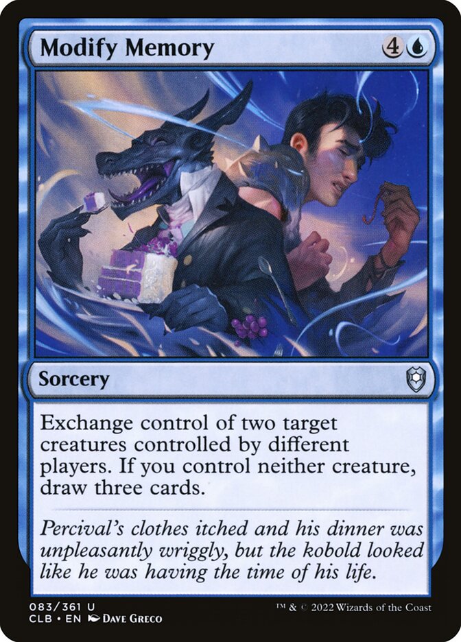 Modify Memory - carta Magic The Gathering