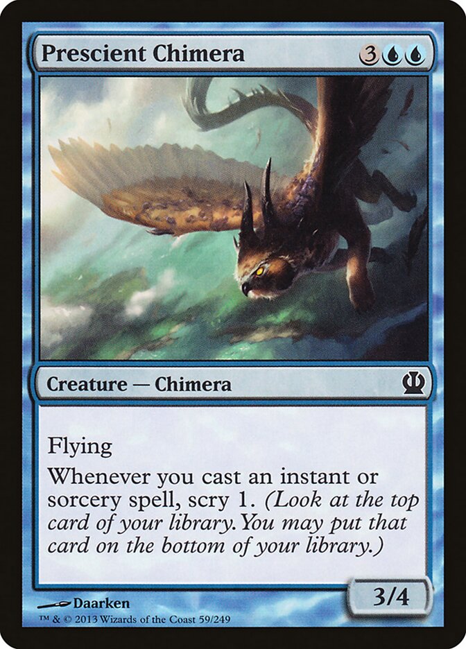 Prescient Chimera - carta Magic The Gathering