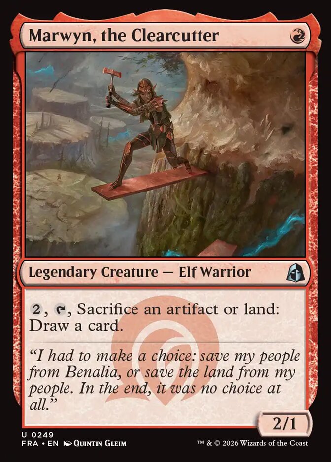 Marwyn, the Clearcutter - carta Magic The Gathering