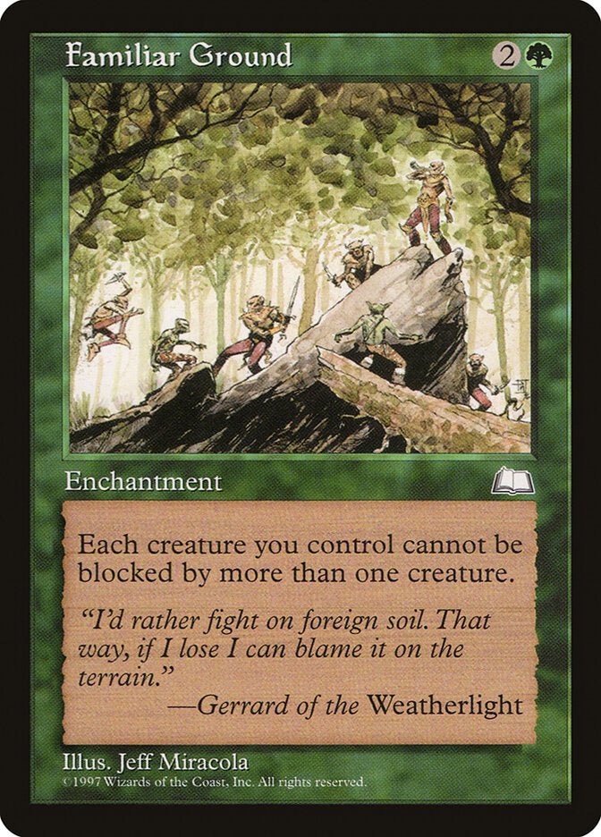 Familiar Ground - carta Magic The Gathering