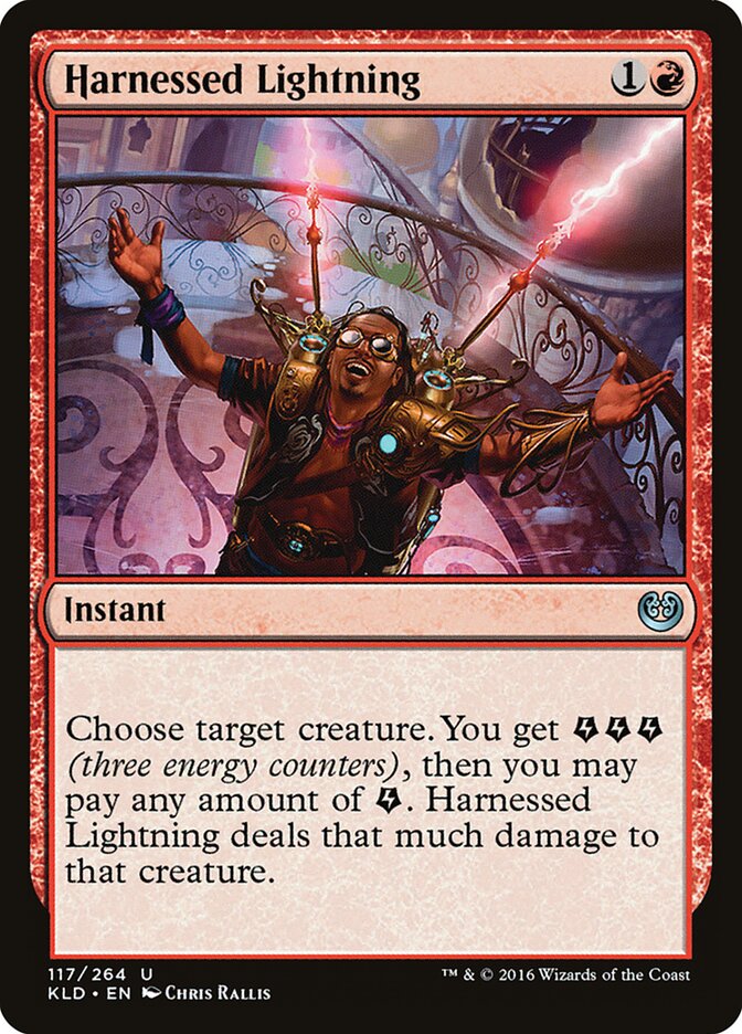Harnessed Lightning - carta Magic The Gathering