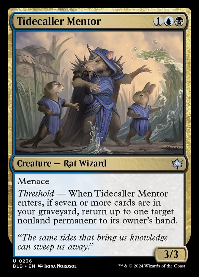 Tidecaller Mentor - carta Magic The Gathering