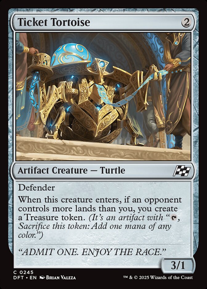 Ticket Tortoise - carta Magic The Gathering