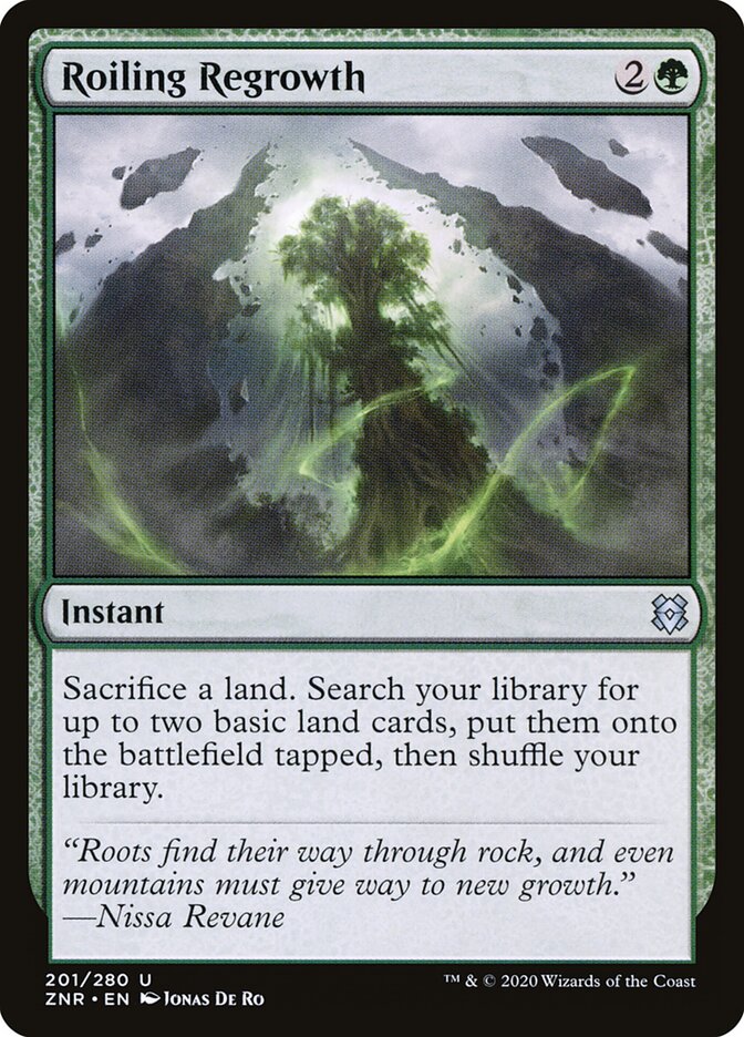 Roiling Regrowth - carta Magic The Gathering