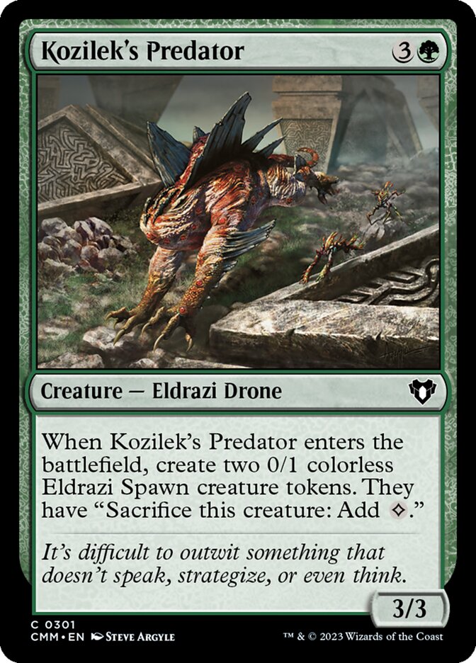 Kozilek's Predator - carta Magic The Gathering