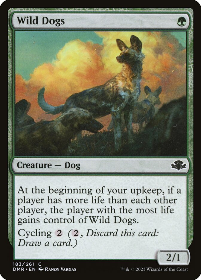 Wild Dogs - carta Magic The Gathering
