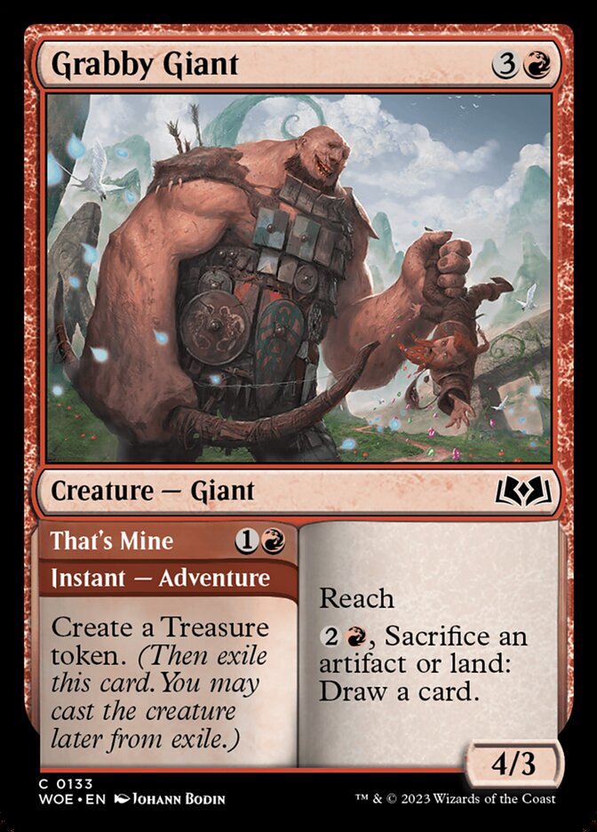 Grabby Giant // That's Mine - carta Magic The Gathering
