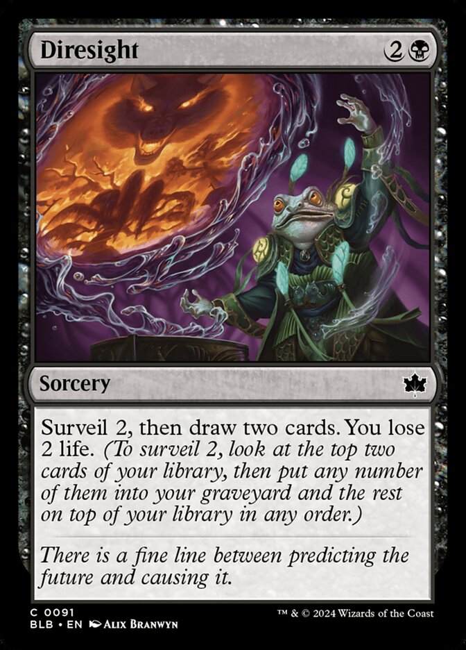 Diresight - carta Magic The Gathering
