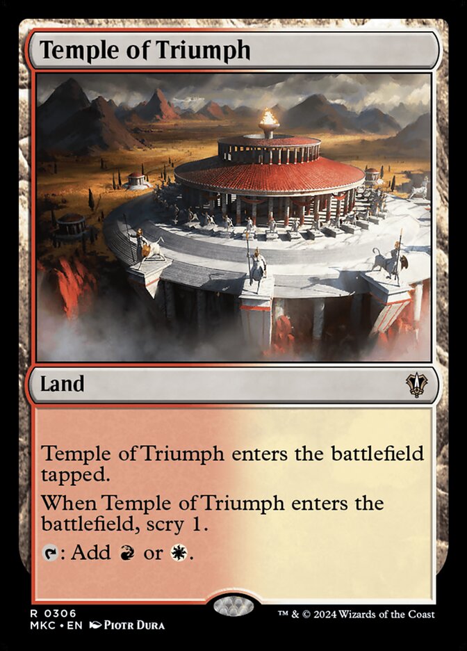 Temple of Triumph - carta Magic The Gathering